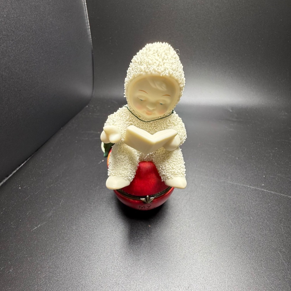 Department 56 Snowbabies My Best Teacher‎ Sentiment Trinket Box